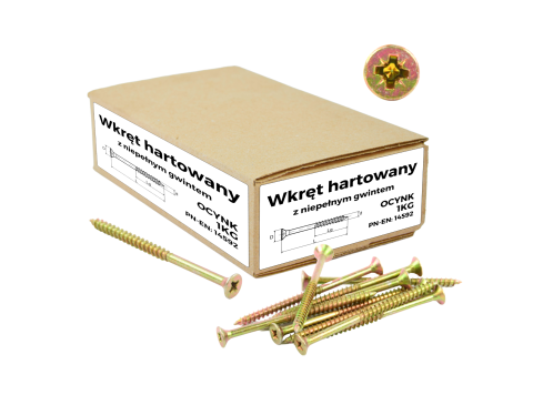 WKRĘT HARTOWANY DO DREWNA 4.0X60 OCYNK