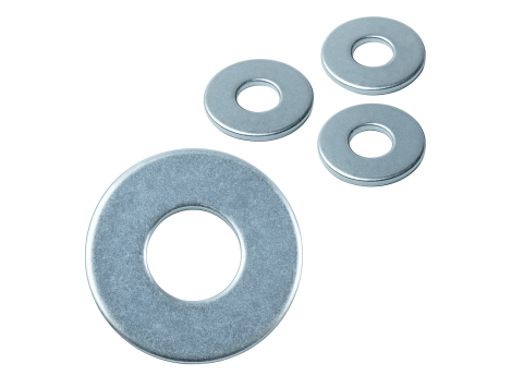 Podkładki okrągłe powiększane DIN 9021 / ISO 7093 140 HV Ocynk.