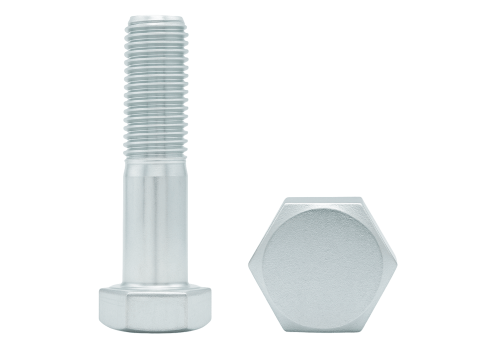 Śruby z łbem sześciokątnym DIN 931 / ISO 4014 Metryczny KL.8.8 Ocynk.