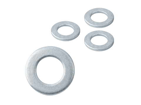 Podkładki okrągłe DIN 125 / ISO 7089 140 HV Ocynk.